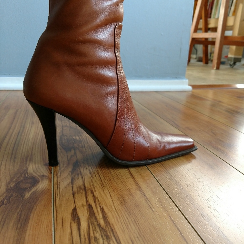Charles David midcalf leather boots